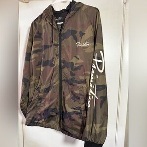 Primitive Skateboarding Green Camo Windbreaker Men’s Small | Streetwear Jacket